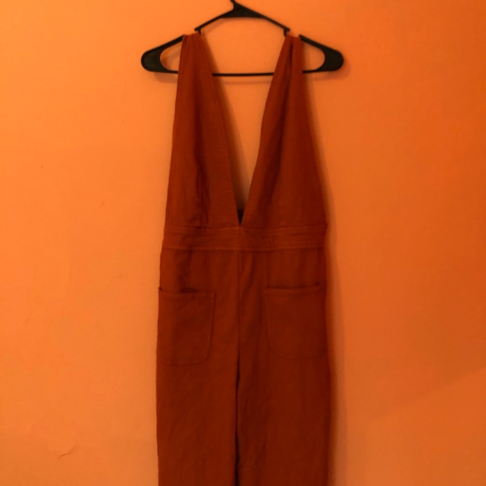 Dollhouse deep-v jumpsuit
